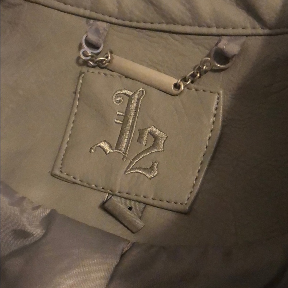 Gray moto jacket - Picture 3 of 8